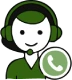 Agentes de atención vía Whatsaap